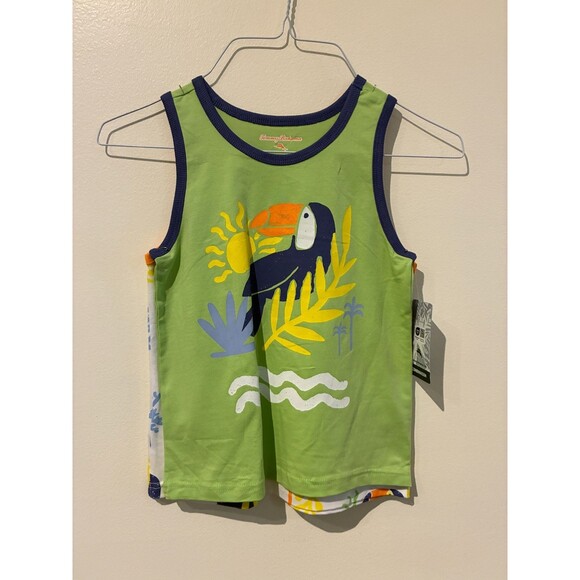NWT Tommy Bahama 2-Pack Sleeveless Graphic Tanks - Boy's S - Picture 1 of 5